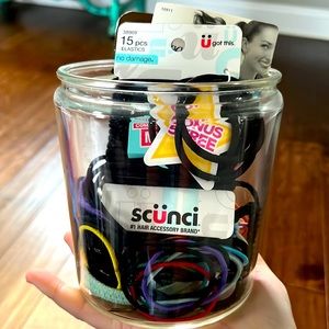 Assorted hair scrunchies